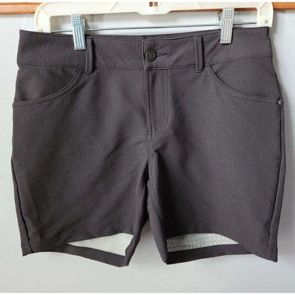 New Pearl iZUMi Women's Vista Phantom Activewear Shorts Size: 6 (Dark Grey) $88